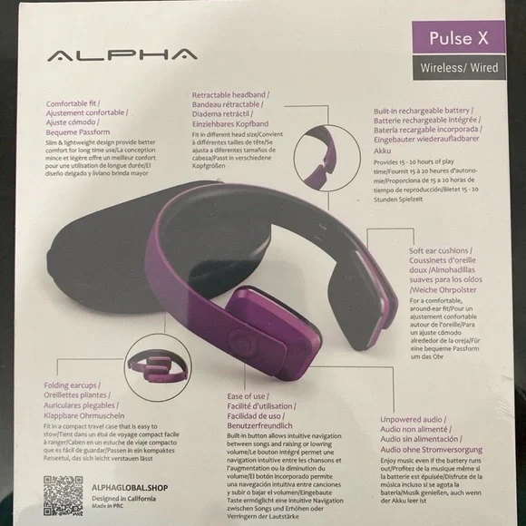 Alpha Pulse X Headphones - Picture 2 of 2